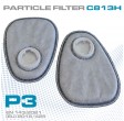 Filtru profesional de particule P3 pentru mască respiratorie destinată lucrărilor de vopsire și șlefuire