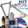 Set complet de vopsea cu efect metalizat sau perlat pentru biciclete – 37 de culori la alegere
