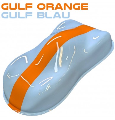 Vopsea GULFORANGE și GULFBLUE