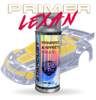 Grund transparent pentru Lexan și caroserii RC – Aderență garantată, spray de 400 ml