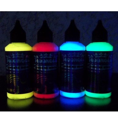 Kit vopsea Blacklight 4 culori standard