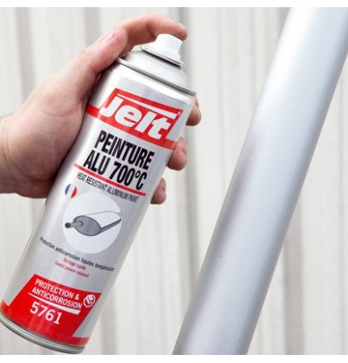 VOPSEA REZISTENTĂ LA TEMPERATURI RIDICATE DE 700°C ÎN VARIANTA SPRAY - NEGRU SAU ARGINTIU