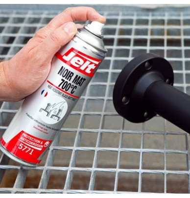 VOPSEA REZISTENTĂ LA TEMPERATURI RIDICATE DE 700°C ÎN VARIANTA SPRAY - NEGRU SAU ARGINTIU