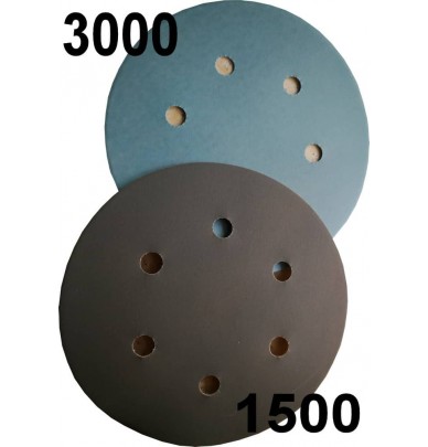 Dischete de șlefuit velcro cu granulații de 1500 sau 3000