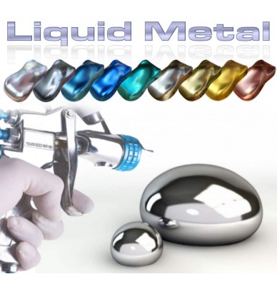 Vopselele Metal Lichid - efect metal lustruit