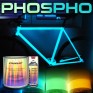 Vopsea fosforescentă pentru bicicletă în cutie completă sau spray