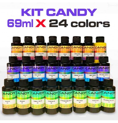 Set de 24 de coloranti Concentrated Candy in 69 ml