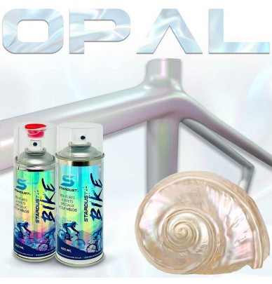 Vopsea spray pentru biciclete cu aerosoli cu efect perlat OPAL - 11 nuante opalescente Stardust Bike