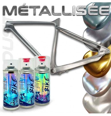 vopsea spray metalizata pentru biciclete - Stardust Bike 32 nuante
