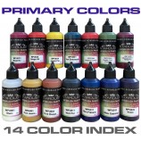 More about 14 culori primare Color Index pentru aerograf