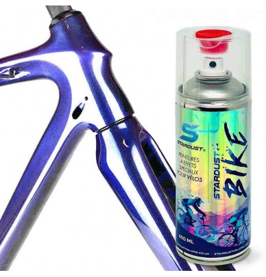 Lac spray Stardust Bike pentru biciclete, lucios și mat, de înaltă rezistență