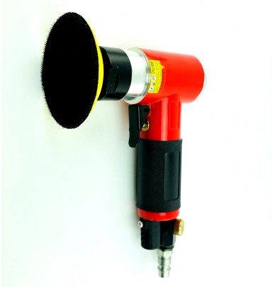 Mini polizor pneumatic 75 mm cu placa si spume