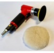 Mini polizor pneumatic 75 mm cu placa si spume