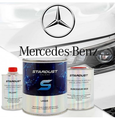 Cod culoare Mercedes - spray de vopsea 2K sau cutie cu intaritor"