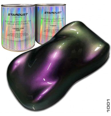 Kit 2Litres peinture cameleon Bleu/Violet/Rouge/cuivre