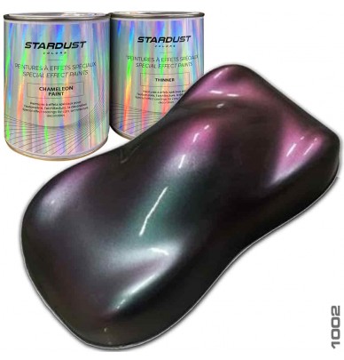 Kit 2Litres peinture cameleon Bleu/Violet/Rouge/cuivre