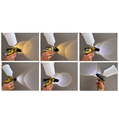 Lampă LED PHOTON pentru pistolul de vopsea – Adaptabil la toate pistoalele de pulverizare