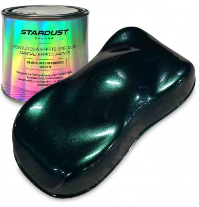 Vopsea sidefată Black Interference
