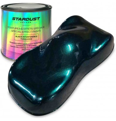 Vopsea sidefată Black Interference