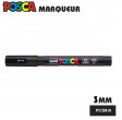 Marker pentru vopsea POSCA – vârf fin 1,2 mm în 4 culori