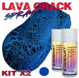 Kit de vopsea cu efect trosnit cu două cutii de aerosoli de 400 ml – LavaCrack
