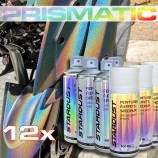 Kit complet de vopsea prismatică cu efect holografic pentru trotinete