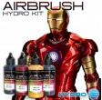 Kit de vopsire pentru a vopsi IRON MAN în roșu și auriu – Aerosol sau aerograf