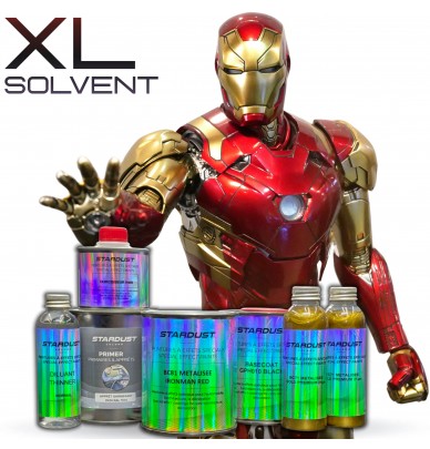 Kit de vopsire pentru a vopsi IRON MAN în roșu și auriu – Aerosol sau aerograf