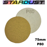 Schleifscheiben mit Klettverschluss 75 mm – Körnung P80 bis P500 – 10er- oder 50er-Packung