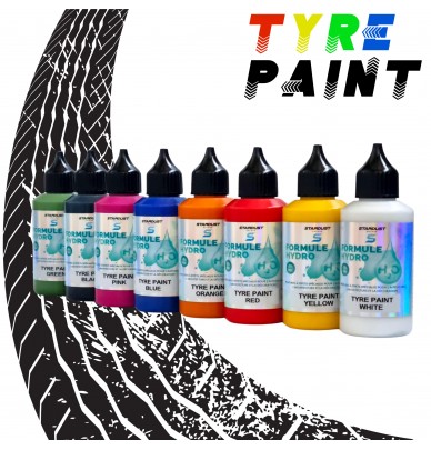 Vopsele pentru anvelope TYRES COLORS – pentru personalizarea anvelopelor