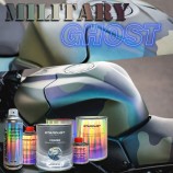 Set de vopsea pentru motociclete cu efect MILITARY GHOST – 16 combinații