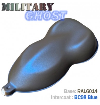 Set de vopsea pentru motociclete cu efect MILITARY GHOST – 16 combinații
