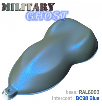 Set de vopsea pentru scuter cu efect MILITARY GHOST în spray - 16 variante
