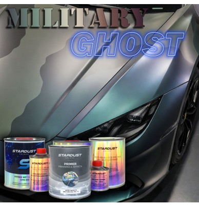 Set de vopsea auto cu efect MILITARY GHOST – 16 combinații
