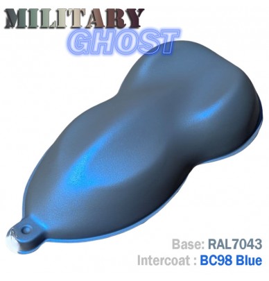 Set de vopsea auto cu efect MILITARY GHOST – 16 combinații