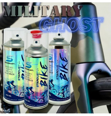Set de vopsea pentru biciclete cu efect MILITARY GHOST – 16 combinații