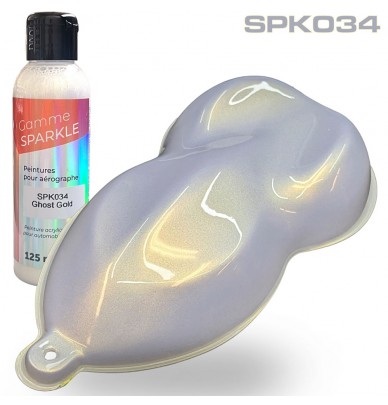 Vopsele pentru aerograf Interference GHOST - 9 culori Sparkle Gama pe bază de solvenți
