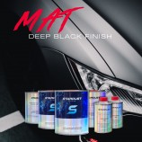 Set complet de vopsea pentru mașină, negru mat intens