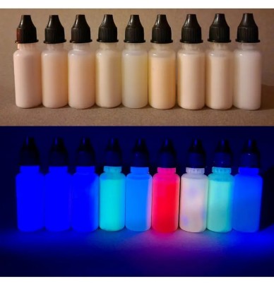 Cerneală fluorescentă invizibilă la UV – Marcare discretă și siguranță sub lumină neagră