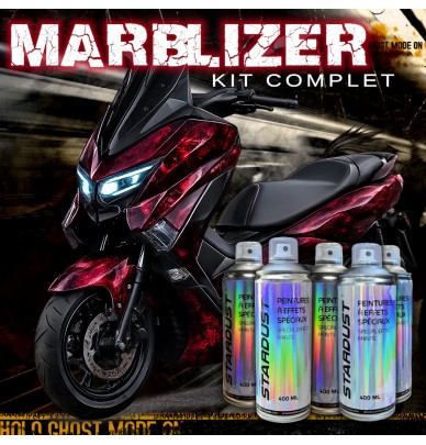 Set complet Marblizer pentru scuter – versiunea cu spray-uri