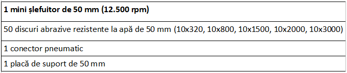 Mini slefuitoare pneumatica